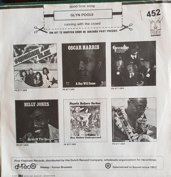 Glyn Poole (2) : Good Times Song  (7", Single, Mono)