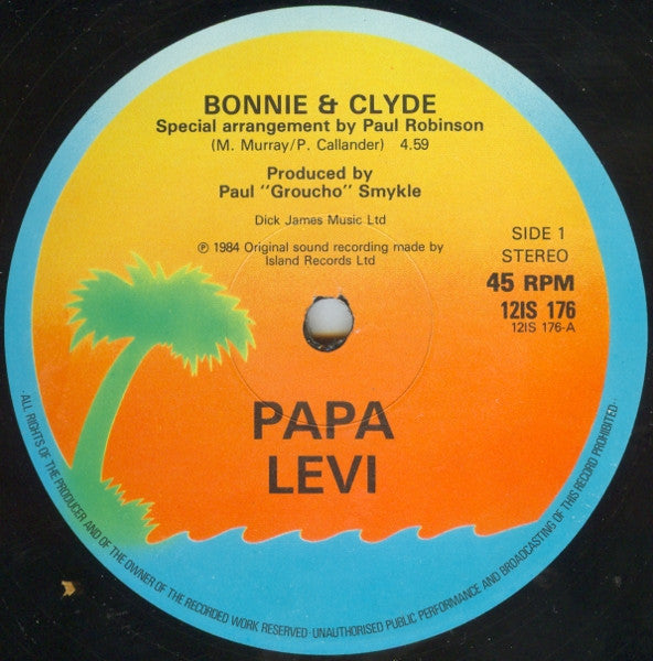 Papa Levi : Bonnie & Clyde (12")