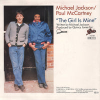 Michael Jackson / Paul McCartney : The Girl Is Mine (7", Single, Lar)