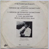 Michael Jackson / The Jacksons : Wanna Be Startin' Somethin' / Rock With You (Live) (12", Single)