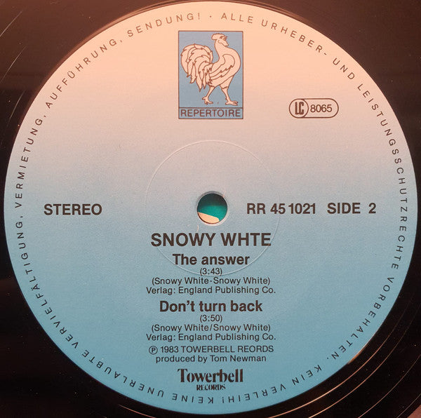 Snowy White : Bird Of Paradise (12", Maxi)