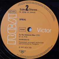 Vangelis : Spiral (LP, Album)