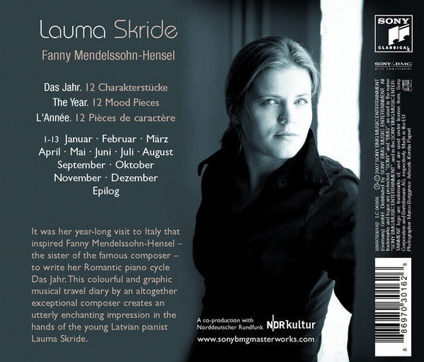 Fanny Mendelssohn Hensel, Lauma Skride : The Year (CD, Album, RE, Son)