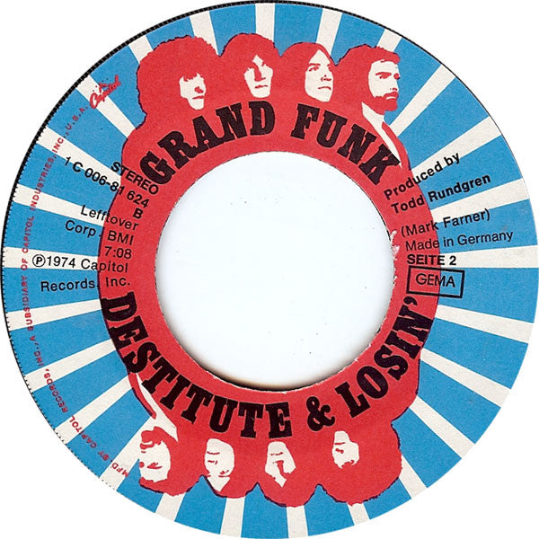 Grand Funk Railroad : The Loco-Motion (7", Single)