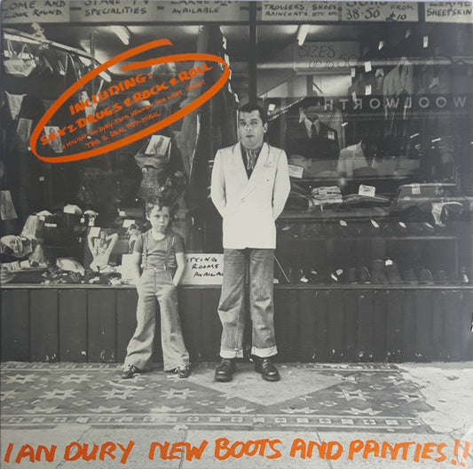 Ian Dury : New Boots And Panties!! (LP, Album, RE)