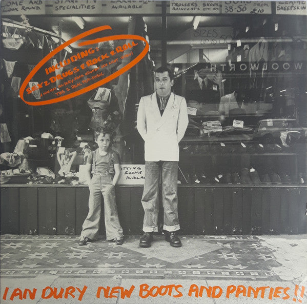 Ian Dury : New Boots And Panties!! (LP, Album, RE)