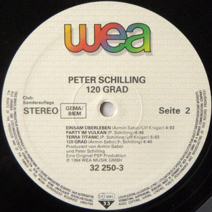 Peter Schilling : 120 Grad (LP, Album, Club)