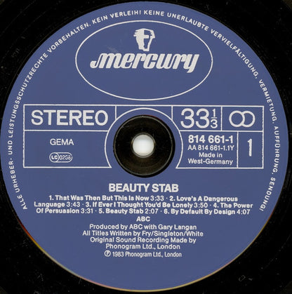 ABC : Beauty Stab (LP, Album)