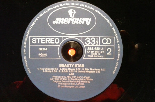 ABC : Beauty Stab (LP, Album)