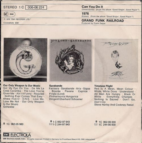 Grand Funk Railroad : Can You Do It (7", Single)