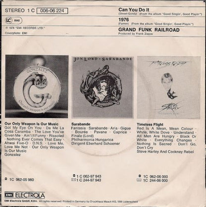 Grand Funk Railroad : Can You Do It (7", Single)