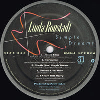 Linda Ronstadt : Simple Dreams (LP, Album, SP )