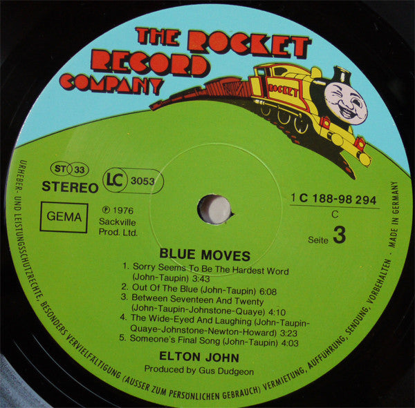 Elton John : Blue Moves (2xLP, Album)