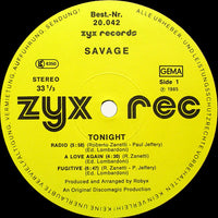 Savage : Tonight (LP, Album)