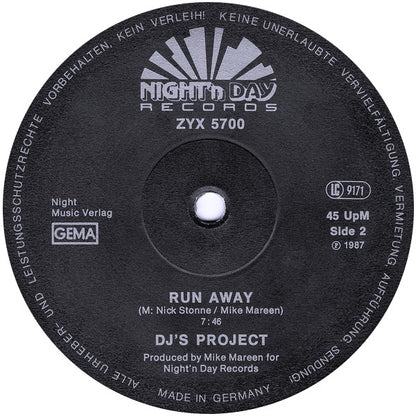 DJ's Project : Vision Of Love (12", Maxi)