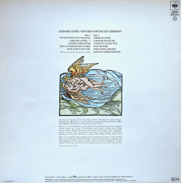 Leonard Cohen : New Skin For The Old Ceremony (LP, Album, RE)