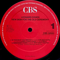 Leonard Cohen : New Skin For The Old Ceremony (LP, Album, RE)