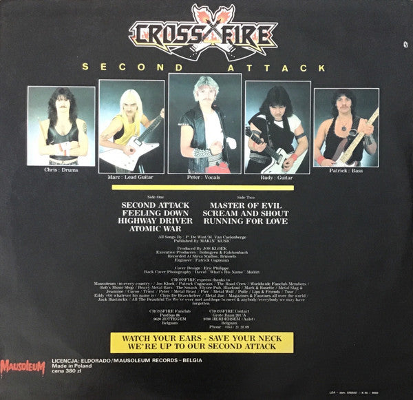 Crossfire (6) : Second Attack (LP, Album)
