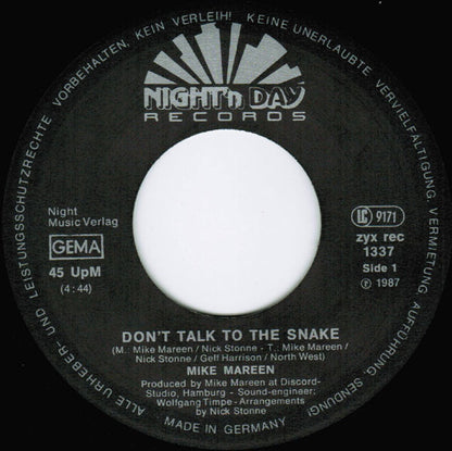 Mike Mareen : Don't Talk To The Snake (7", Single)