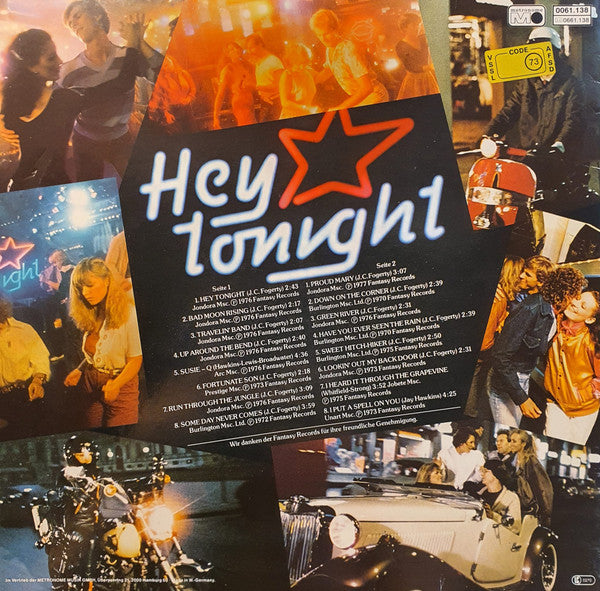 Creedence Clearwater Revival : Hey Tonight (LP, Comp)