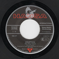 Eruption (4) : One Way Ticket (7", Single)
