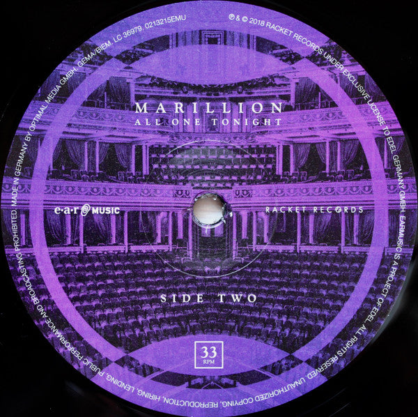 Marillion : All One Tonight (Live At The Royal Albert Hall) (4xLP, Album, Ltd, 180)