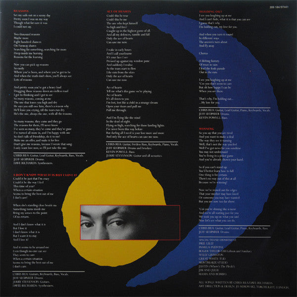 Chris Rea : Wired To The Moon (LP, Album)