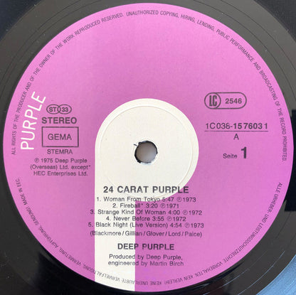 Deep Purple : 24 Carat Purple (LP, Comp, RE)
