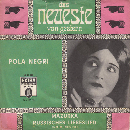 Pola Negri : Mazurka (7", Single)
