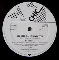 Princess : I'll Keep On Loving You (12", Maxi)
