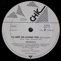 Princess : I'll Keep On Loving You (12", Maxi)