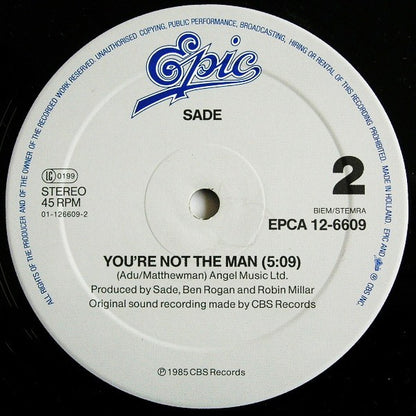 Sade : The Sweetest Taboo (Extended Version) (12", Maxi)