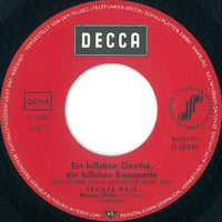 France Gall : Ein Bißchen Goethe, Ein Bißchen Bonaparte (7", Single, Mono, No )