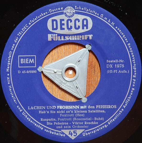 Peheiros* : Lachen Und Frohsinn (7")