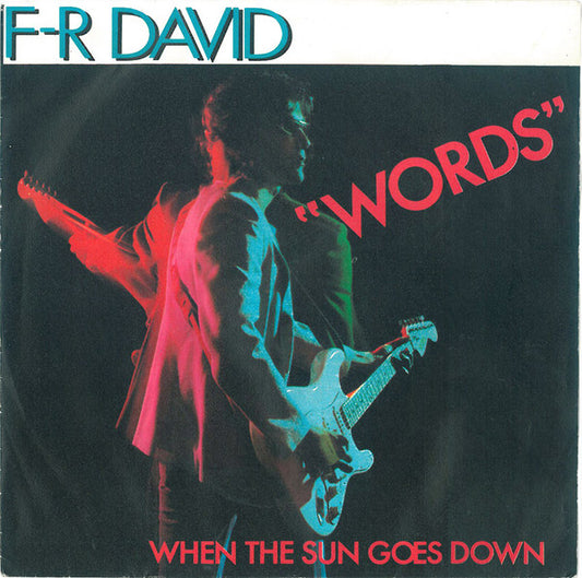 F-R David* : Words (7", Single, Pap)