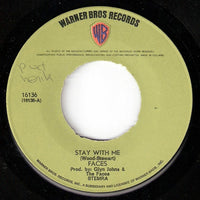 Faces (3) : Stay With Me  (7", Single)