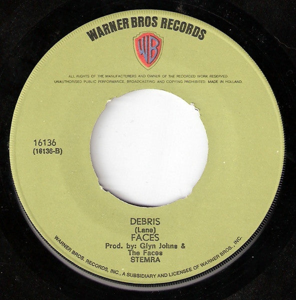 Faces (3) : Stay With Me  (7", Single)