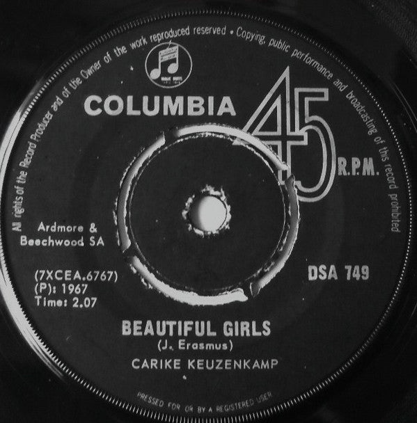 Carike Keuzenkamp : Timothy (7", Single)