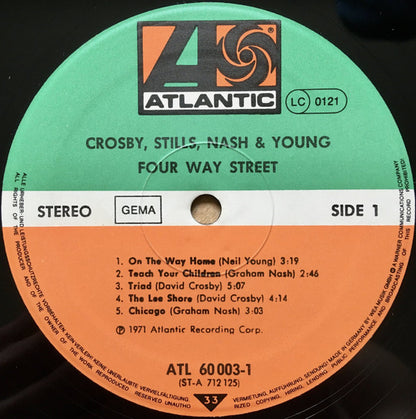 Crosby, Stills, Nash & Young : 4 Way Street (2xLP, Album, Gat)