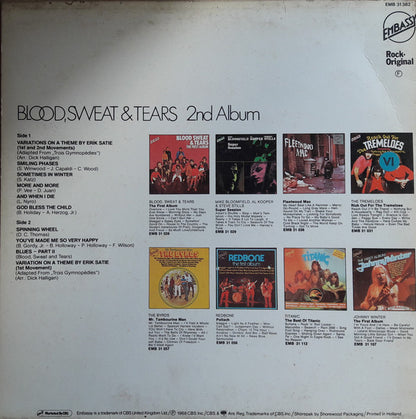 Blood, Sweat And Tears : 2nd Album (LP, Album, RE)