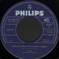 Vicky* : Halt Die Welt An / Sieh Die Welt Mit Meinen Augen (7", Single, Mono)