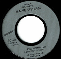Marie Myriam : P'tit Homme (7", Single)