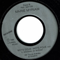 Marie Myriam : P'tit Homme (7", Single)