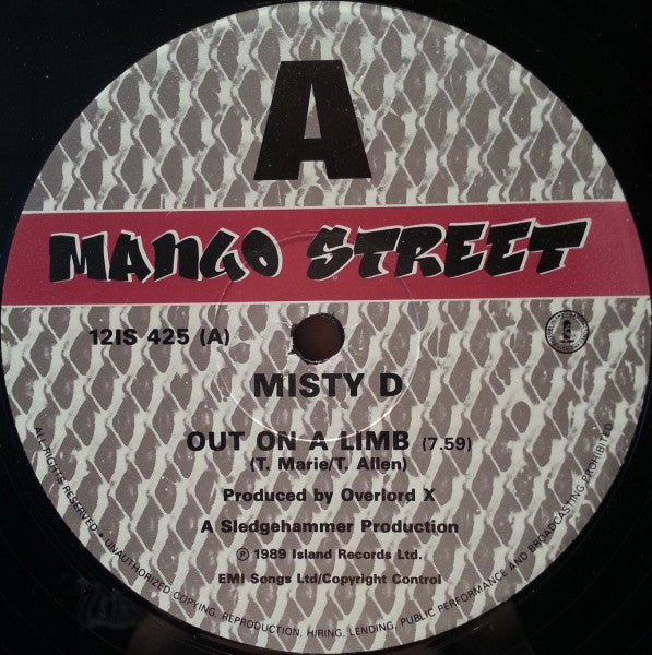 Misty D : Out On A Limb (12")