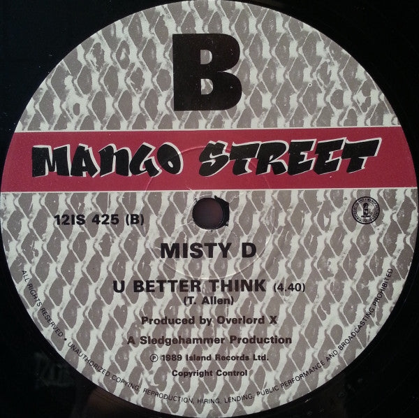 Misty D : Out On A Limb (12")