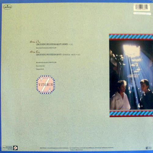Vitamin Z : Circus Ring (We Scream About) (Remix) (12", Maxi)