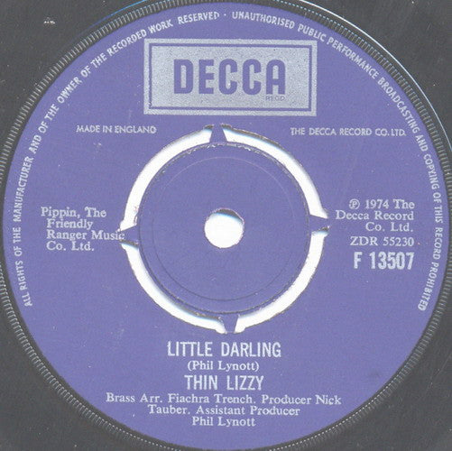 Thin Lizzy : Little Darling (7", Single)