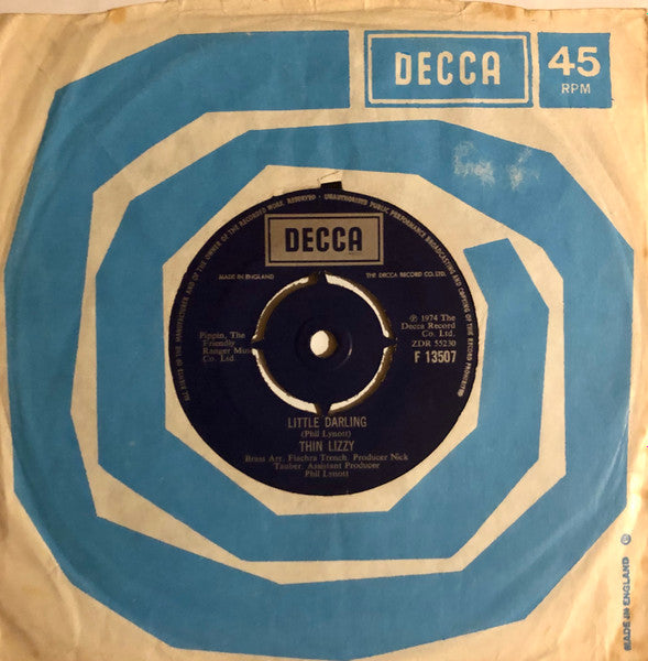 Thin Lizzy : Little Darling (7", Single)