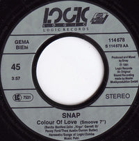 Snap! : Colour Of Love (7", Single)