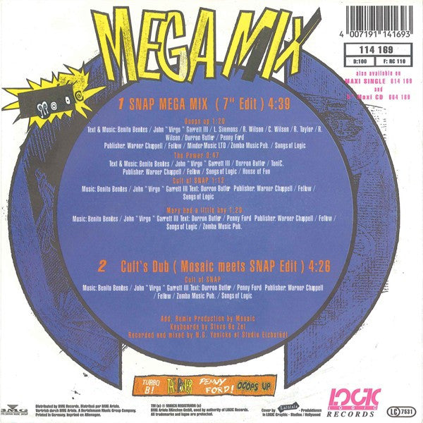 Snap! : Mega Mix (7", Single)
